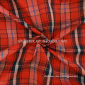 2015 lastest new check design pattern t/c yarn dyed red check fabric